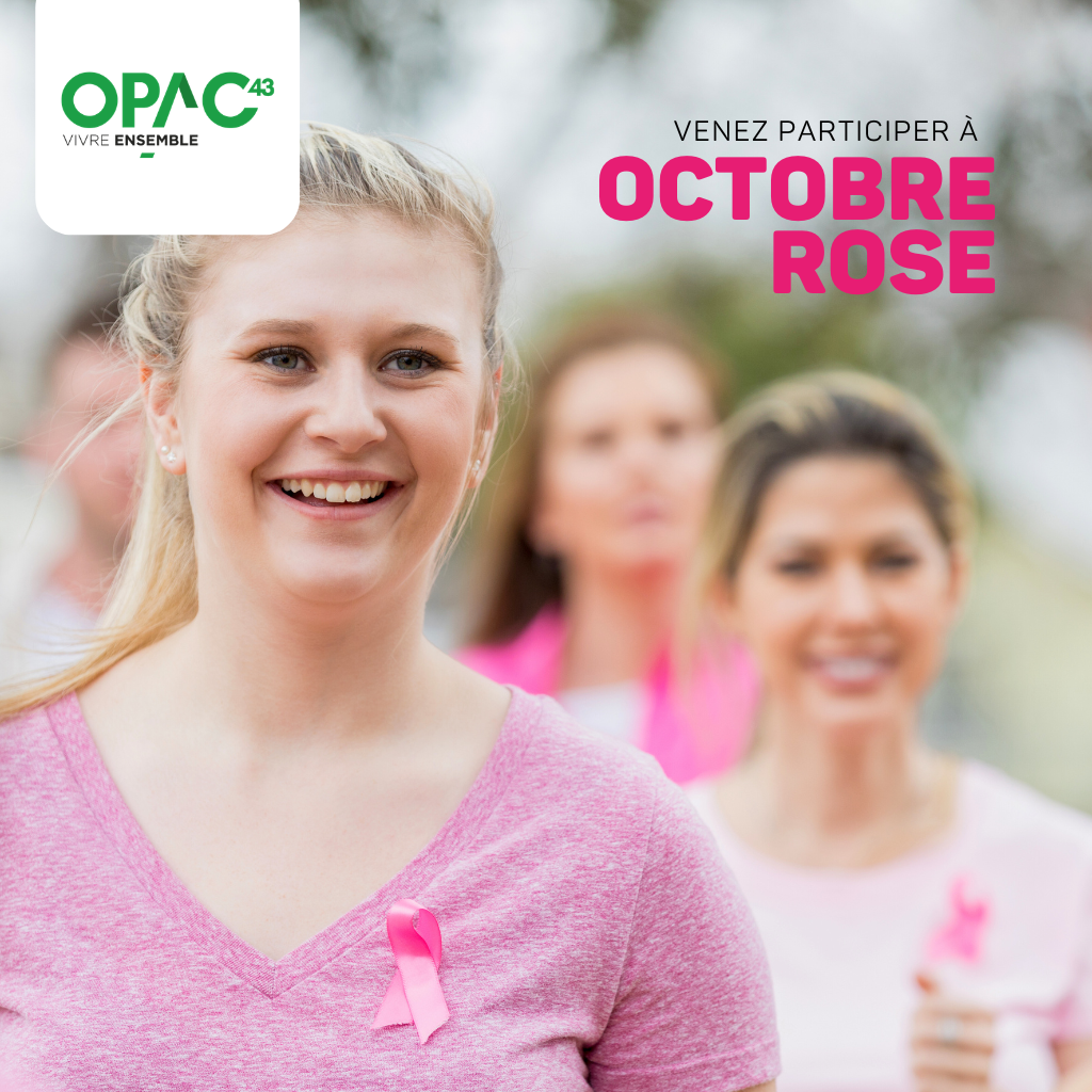 Octobre Rose : participez avec l’OPAC 43 !