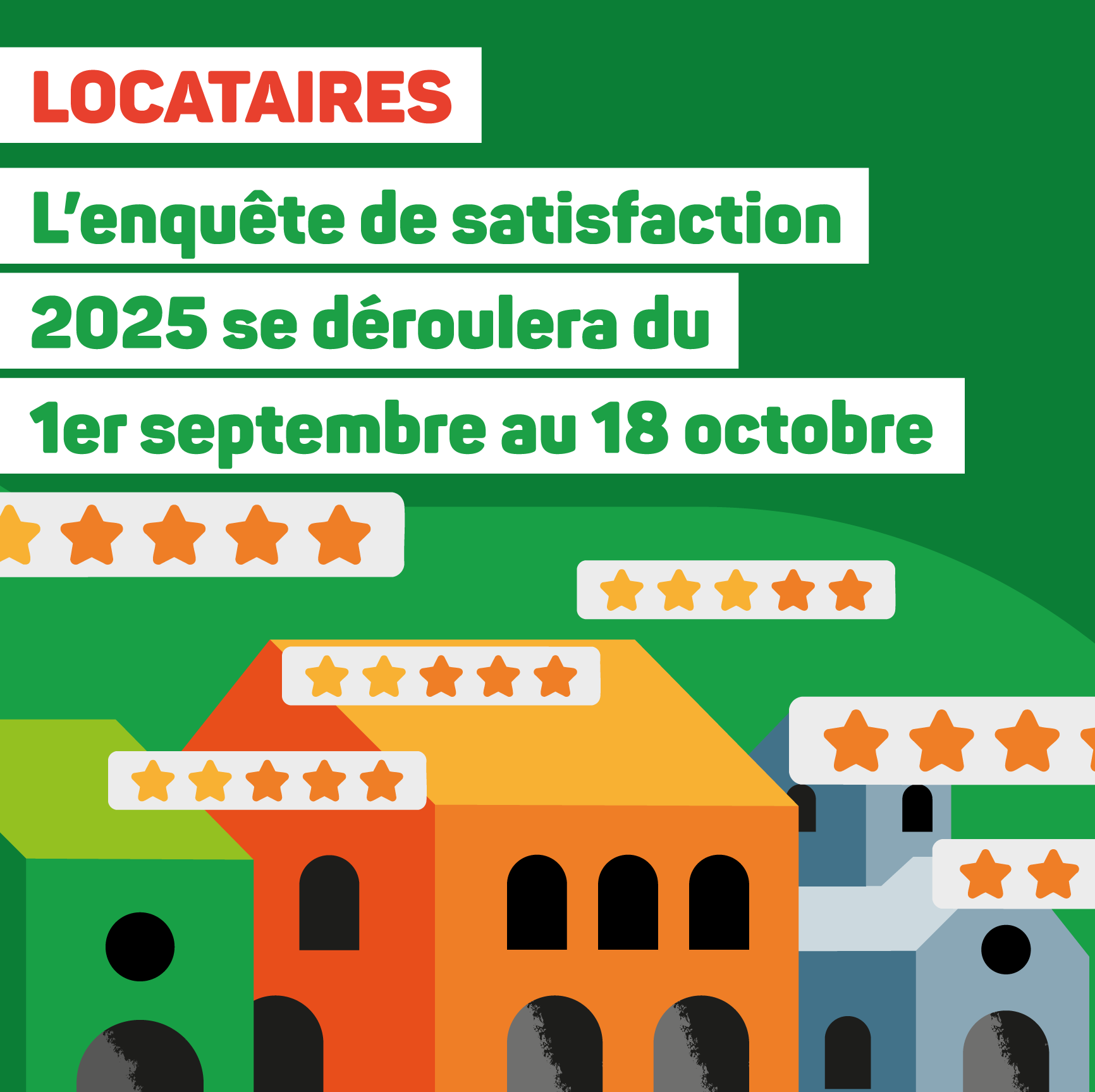 L'enquête de satisfaction 2025 de l'OPAC 43 débute le 1er septembre !